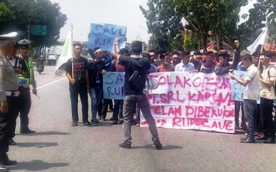 Mahasiswa Desak Polda Riau Tutup Operasional PT SRL di Rupat