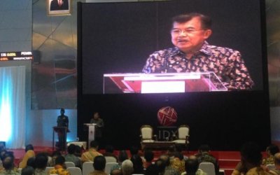 Wakil Presiden Jusuf Kalla Buka Perdagangan BEI 2017