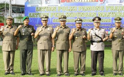 Wawako Hadiri HUT Satpol PP, Linmas dan Otonomi Daerah