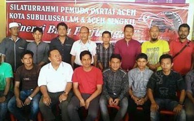 Pemuda Subulussalam Antusias Sambut Pemuda Partai Aceh