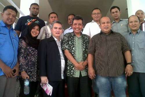 Pengurus Apindo Riau Audiensi ke PWI Riau
