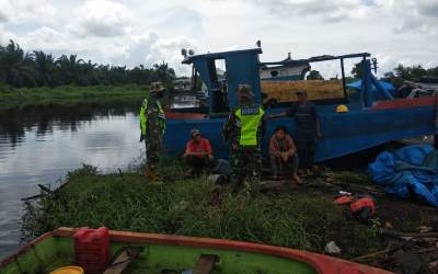 Babinsa Koramil 06/SA Himbau Tak Bakar Hutan dan Lahan