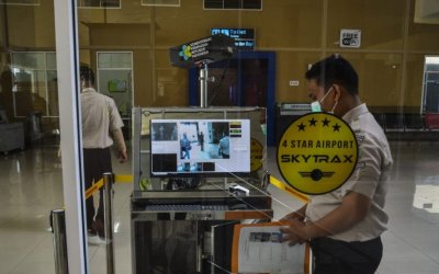 Antisipasi Virus Corona, Bandara SSK II Aktifkan Thermo Scanner