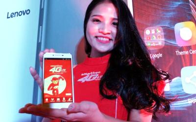 Fitur VoLTE Smartfren Gandeng  Lenovo Vibe K5 Plus