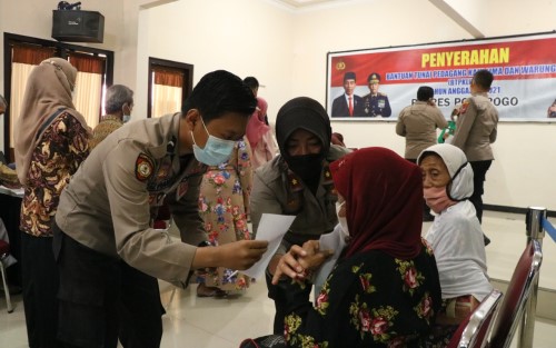 Penyaluran BTPKLW  Polres Ponorogo Capai 51,7 Persen