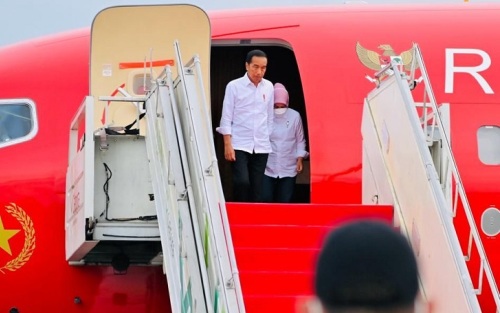 Jokowi Tiba di Medan, Hadiri Hari Pers Nasional 2023 Besok