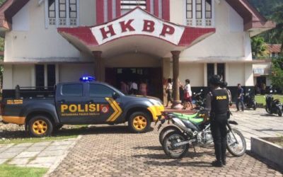 Polresta Pekanbaru Patroli Ke Rumah-rumah Ibadah Nasrani