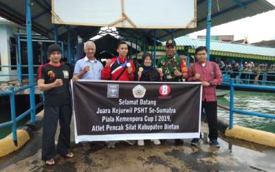 Atlet Silat Kejurwil Kepri Juara Umum, Pulang Naik Roro