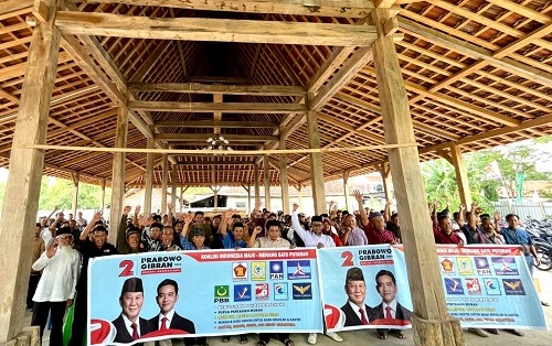 Komunitas Masyarakat Petani Desa Ponorogo Deklarasi Dukung Prabowo-Gibran