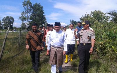 Pj Bupati Kampar Dampingi Gubri Tinjau Lokasi SPN