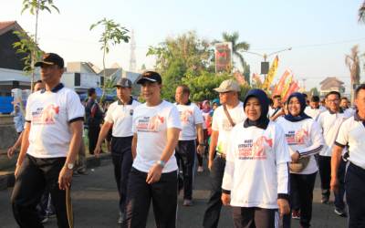 Kapolres Ponorogo Ajak Masyarakat Olahraga Bersama