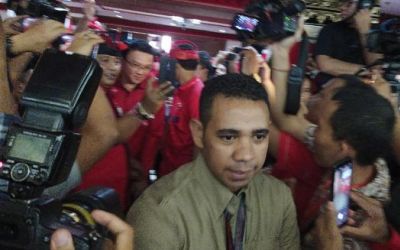 Ahok Menghadiri Kongres V PDIP di Bali