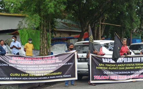 LSM Perisai Pertanyakan Sejumlah Penanganan Kasus di Polda Riau