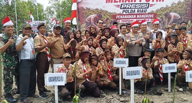 SMAN I Palika Ikut Dukung Program Ekpedisi Merah Putih Presisi Polda Riau