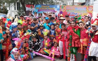 Festival Drumband dan Marching Band Meriahkan Hari Jadi Rohil