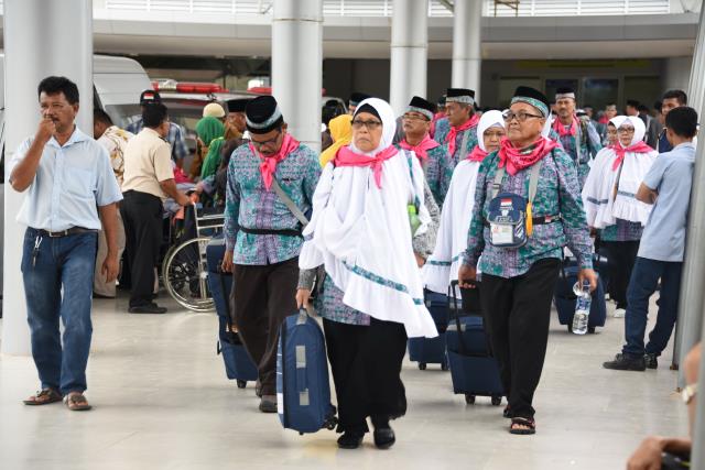 Hari Ini Jemaah Haji Bengkalis Sampai di Batam  