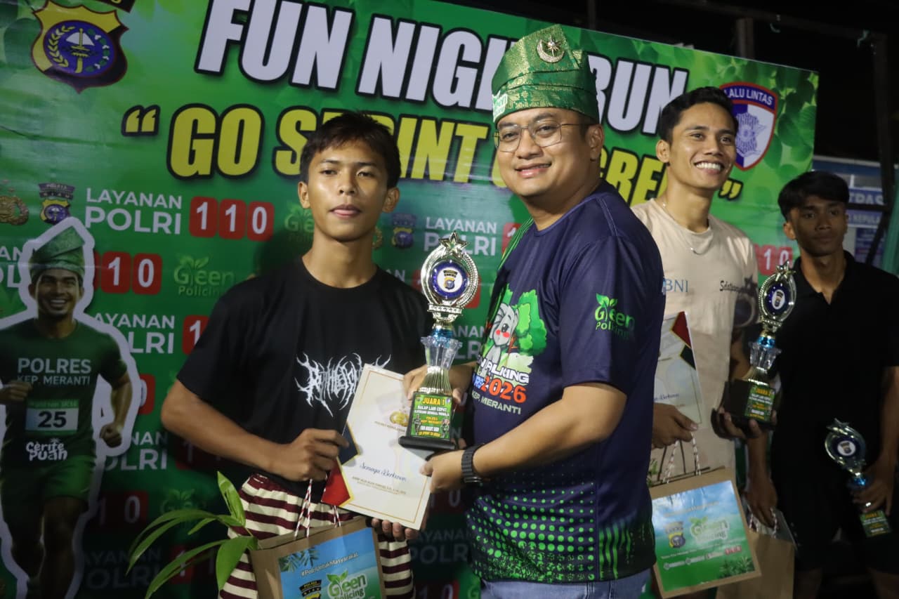 Ramaikan Fun Night Run Go Sprint Go, Kapolres: Polri Sahabat Masyarakat
