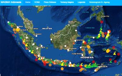 Aplikasi Ini Bisa Pantau Aktivitas Gunung Meletus