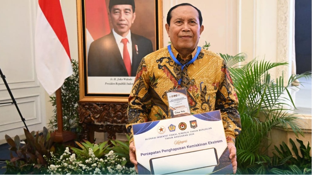 Bupati Rohul Hadiri Rakornas Percepatan Penghapusan Kemiskinan Ekstrem tahun 2024