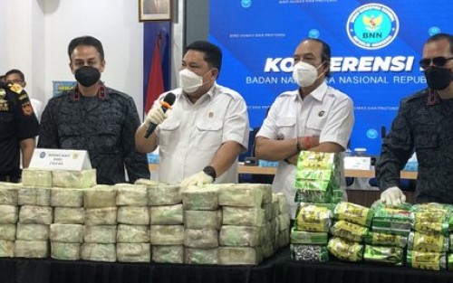 BNN Gagalkan Penyelundupan 324 Kg Sabu Asal Thailand 