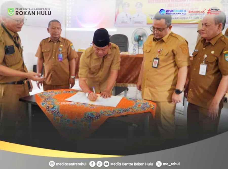 Hadiri Musrenbang Kecamatan Bonai Darussalam, Wabup Rohul Tekankan Peran Aktif Desa
