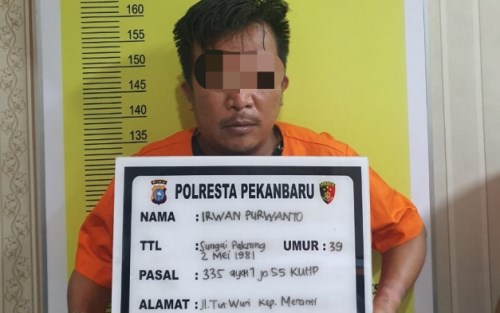 Pelaku Teror Kepala Anjing Ternyata Sekuriti LAM Pekanbaru