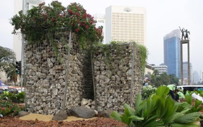 Getah Getih Diganti Batu Gabion, Ini Nilainya