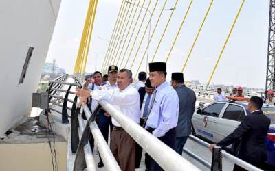 Ratusan Baut Dicuri Maling, Jembatan Siak VI Bakal Ditutup