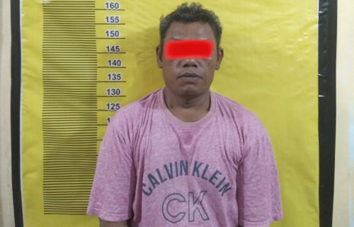 Aniaya Anak dan Istri, Seorang Pria di Perawang Ditangkap Tim Polsek Tualang