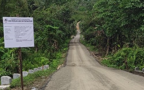 Jalan Tetehosi Afia Menuju Hambawa Mendekati Tahap Finishing 