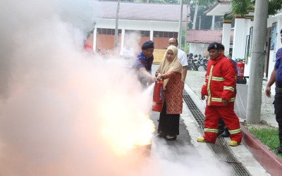 PKK Asahan Gelar Rakornis dan Pelatihan Pemadaman Api