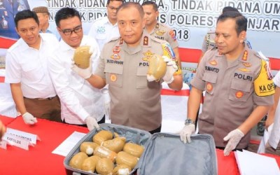 Untuk Pesta Tahun Baru, Polisi Amankan 12 Kg Sabu