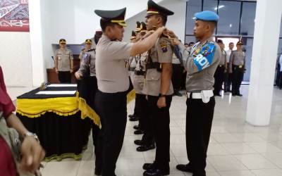 Polres Asahan Gelar Sertijab 2 Jabatan Perwira