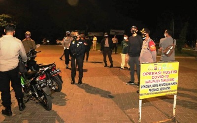 Kapolresta Tangerang Pimpin Operasi Yustisi