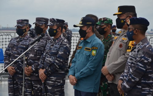 Gubri : Terimakasih Dukungan KRI Semarang-594 Bantu Oksigen 