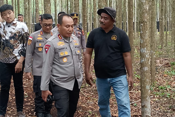 Kunker di Bengkalis, Kapolda Riau Kunjungi Budidaya Geronggang
