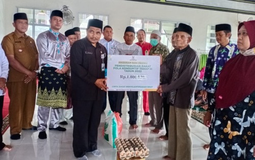 BAZNAS Kabupaten Siak Kembali Distribusikan Zakat Konsumtif