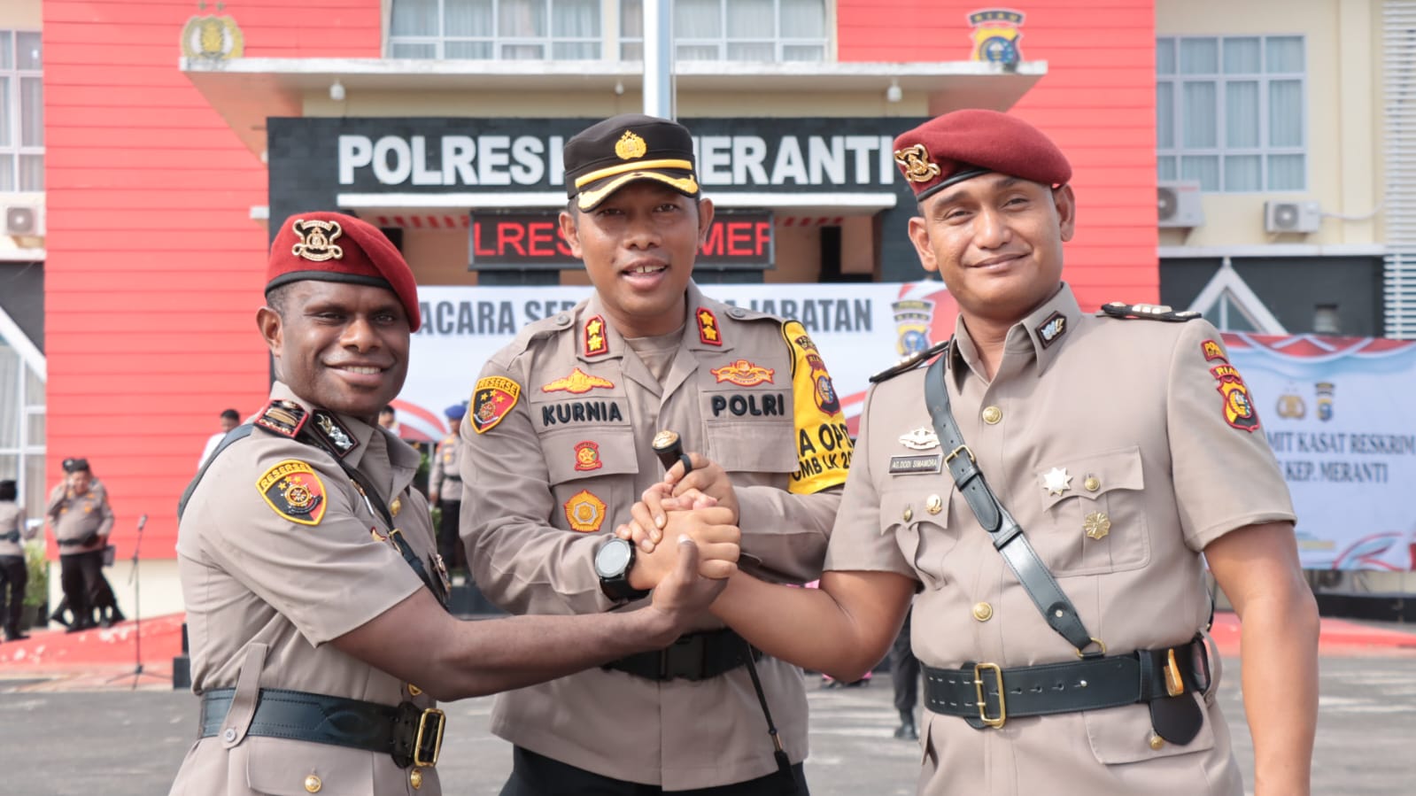 Ditandai Sertijab, Kasat Reskrim Polres Kepulauan Meranti Berganti