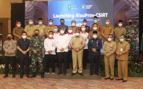 Sekda Siak Hadiri Launching Riau Prov-CSIRT di Pekanbaru 