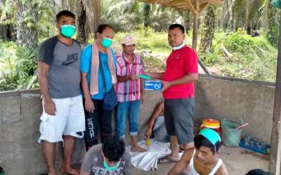 FSPTI PMKS PT PIS Bagikan Masker Gratis