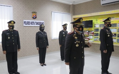 Kapolresta Tangerang Upacara Virtual Hari Kesaktian Pancasila