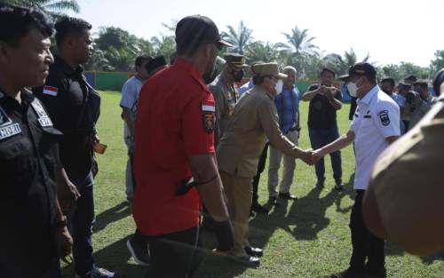 Bupati Rohul Bersama Gubri Tanam Pohon Aren dan Tabur Bibit Arwana