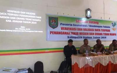 Dinsos Asahan Lakukan Verifikasi dan Validasi Fakir Miskin