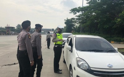 Ops Ketupat, Polresta Tangerang Putar Balik 64 Kendaraan