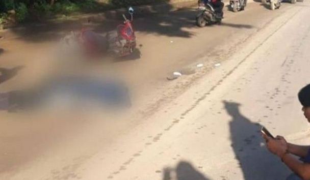 Gagal Nyalip, Pemotor Tewas Terlindas Truk