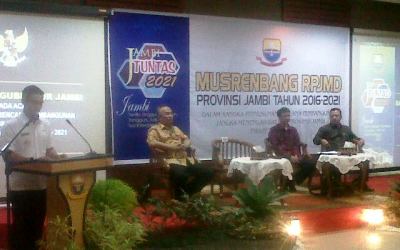 Gubernur Jambi Membuka Secara Resmi Musrenbang RPJMD