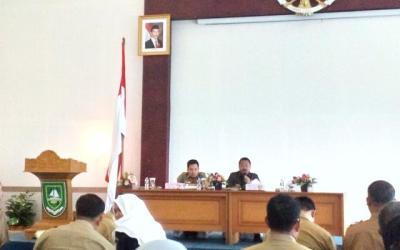 Bupati Amril Minta SKPD Gesa Realisasi Fisik