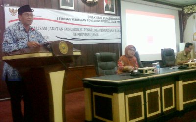 Asisten III Buka Sosialisasi Jabatan Fungsional Pengadaan Barang dan Jasa
