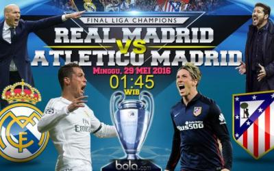 Ini Prediksi Real Madrid vs Atletico Madrid