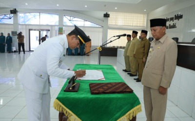 Bupati Asahan Lantik 45 Pejabat di Lingkungan Pemkab